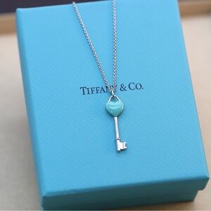 Tiffany & Co. Heart Key Necklace